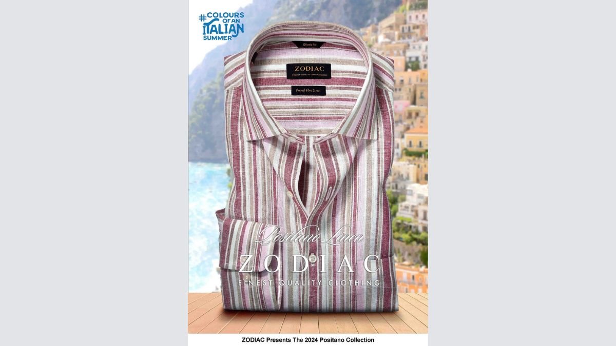 ज़ोडियाक ने पेश किया 2024 पोसिटानो प्योर लिनेन कलेक्शन इटैलियन रिवेरा से प्रेरित रंगों में प्योर लिनेन शर्ट